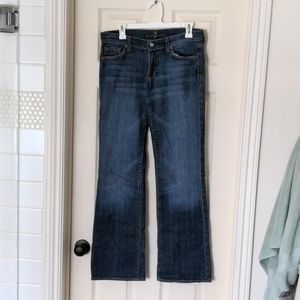 7 for all mankind bootcut jeans 29